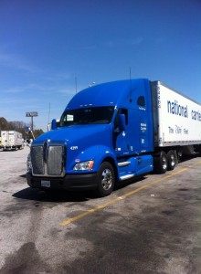 4399 truck with trailer parking lot