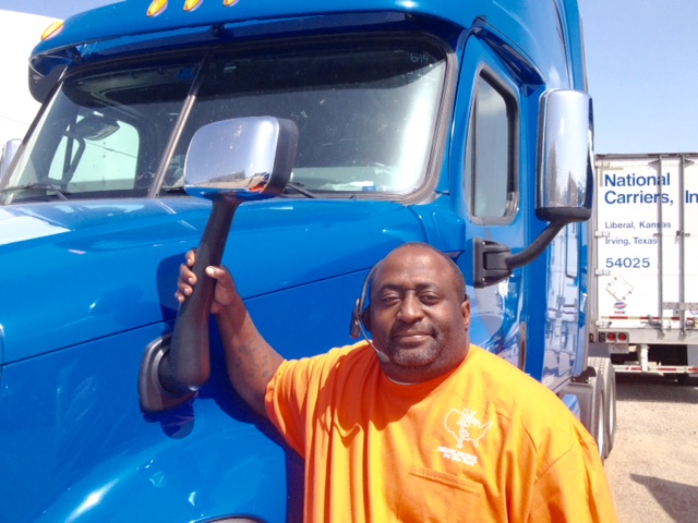 Darrell poses with his NCI truck