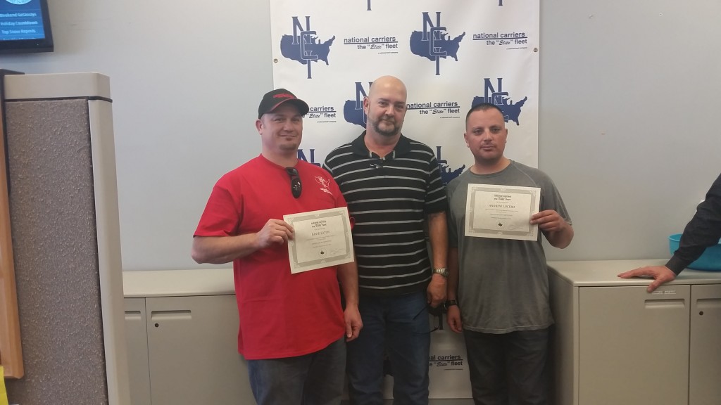 Student David Eaton, Instructor JD Jackson and Student Anthony Lucero