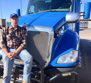 Jeff Gutzler sitting on bumper