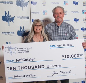 DOY Jeff Gutzler poses with wife Billie  